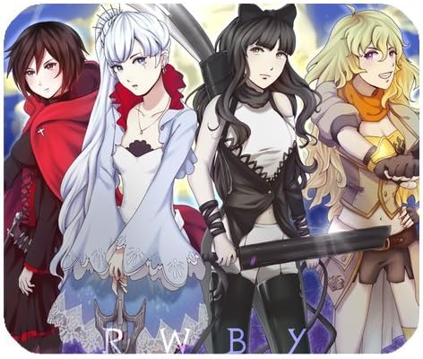 Rwby Anime Characters Customized Rectangle Mousepad Amazon Co Uk Computers Accessories