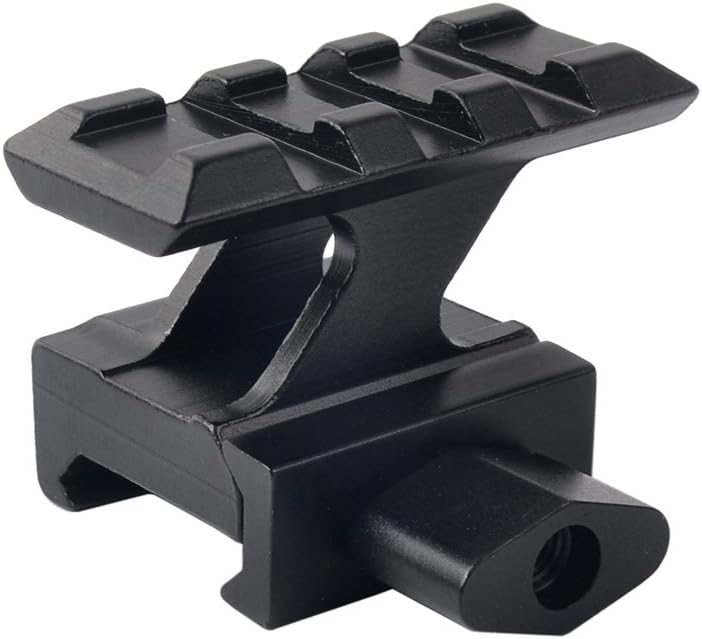 JIALITTE High Profile Compact 1inch Riser Mount Adapter for 20mm Rails