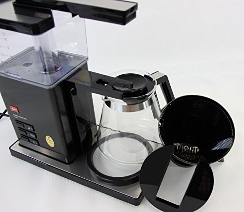 Melitta AromaSignature DeLuxe 100703, Filterkaffeemaschine mit Glaskanne, Heißbrüh-Verfahren, Schwarz/Edelstahl Filter… – Bild 3