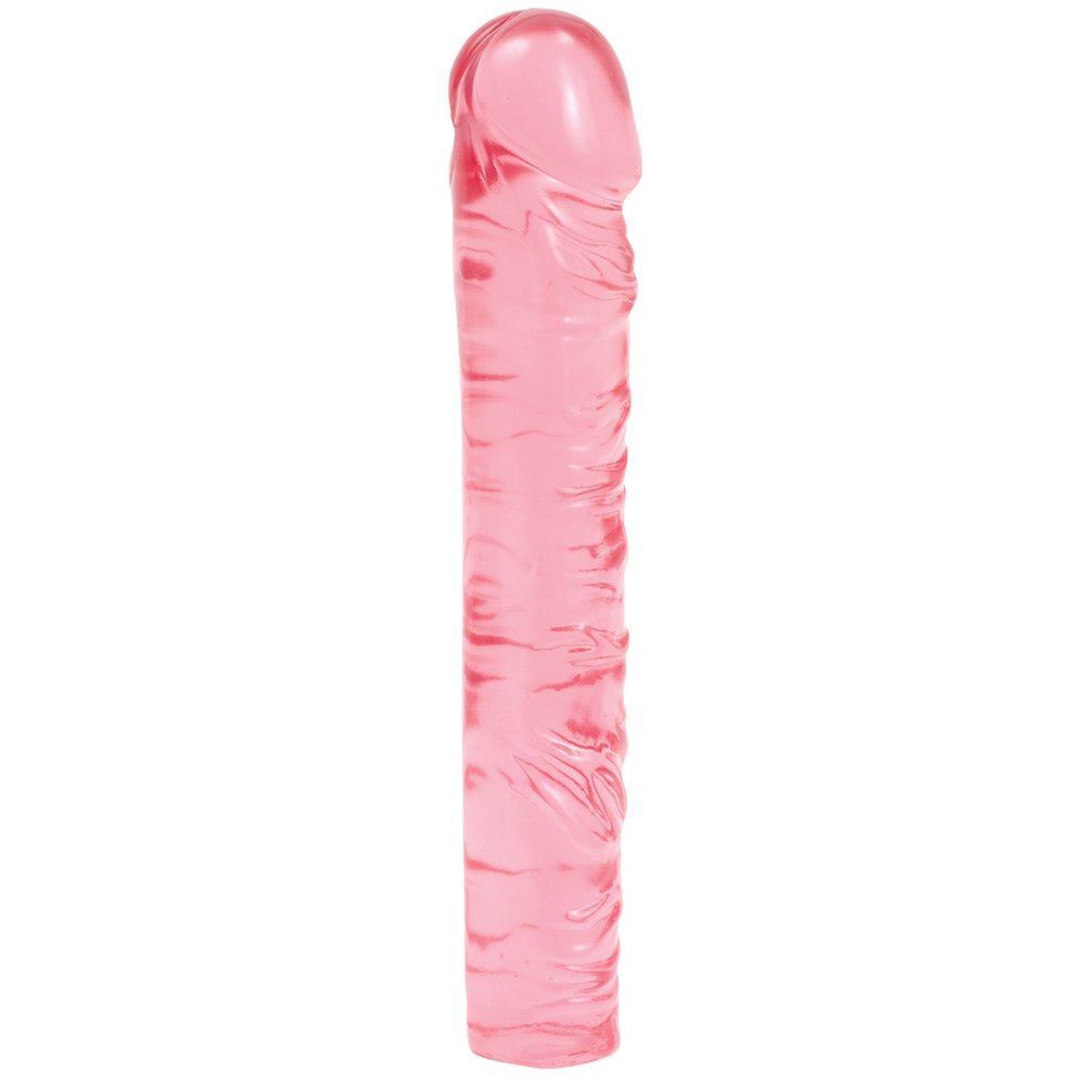 Doc Johnson Crystal Jellies 10 Inch Realistic Dildo Pink