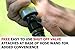 Careful Gardener Garden Hose with 8 Pattern Aluminum Watering Nozzle and Flow Control Knob