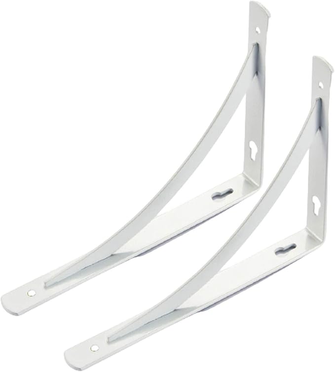 X1NGFU Pack of 2 shelf brackets, metal triangle shelf brackets, wall