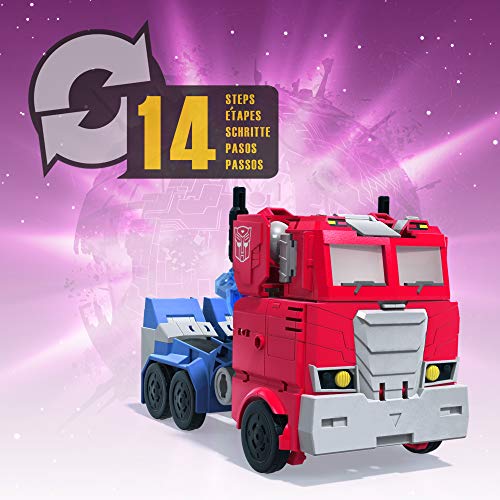Transformers Bumblebee Cyberverse Adventures Battle Call Officer Optimus Prime, stimmenaktivierte Lichter und Sounds – Bild 7