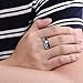 Three Keys Jewelry 8mm Tungsten Wedding Ring Koa Wood Antler Turquoise Inlay Vikings Hunting Ring Band