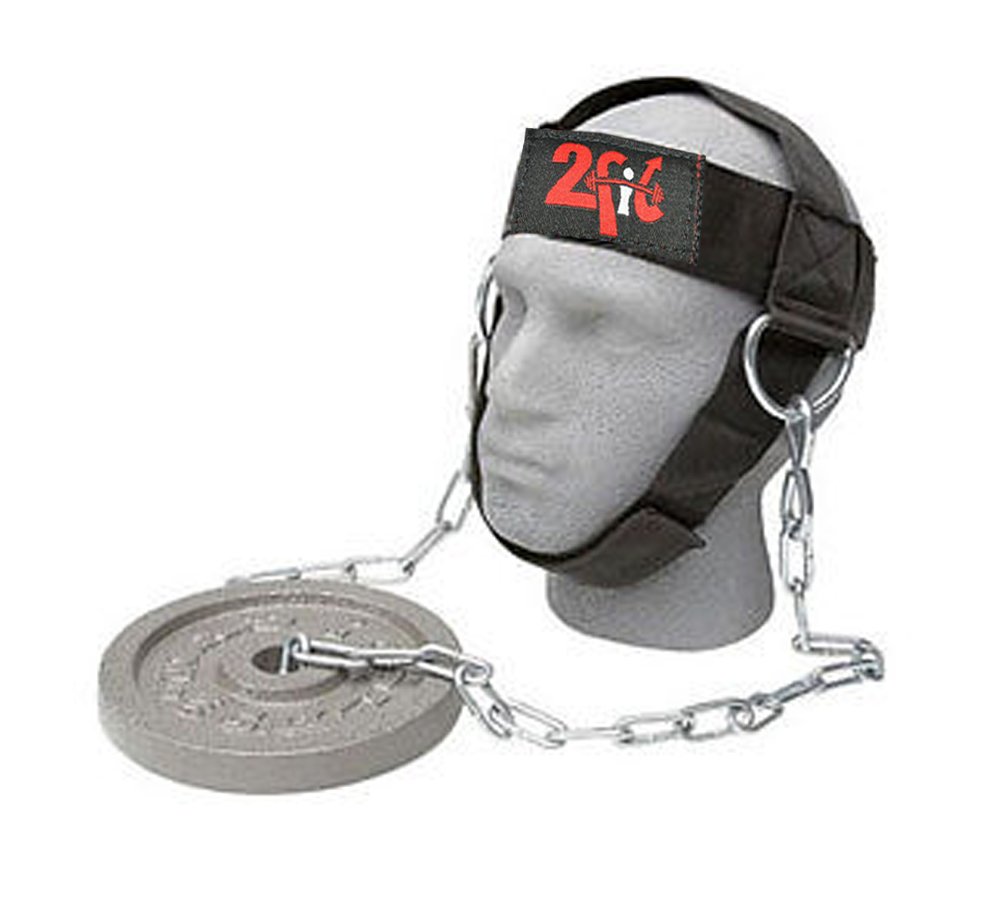  Fit Gym Arnés de cabeza para levantamiento de peso correa ajustable entrenamiento