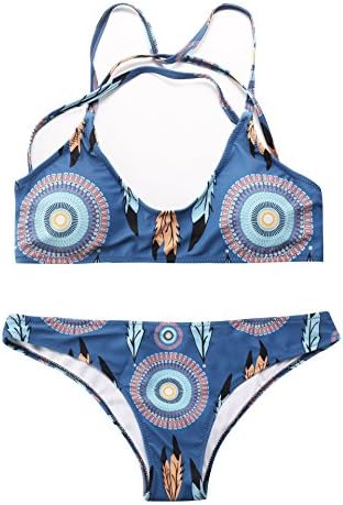 Sign Fashion Make Me Love You Bikini Set, Large, Blue