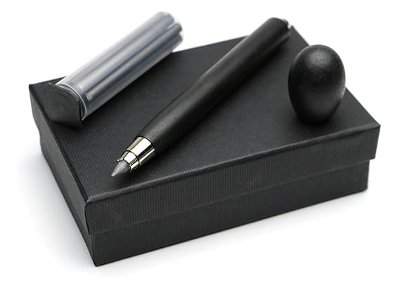 3er Geschenkset Fallminenbleistift workman in schwarz