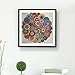 AkoMatial Diamond Painting Kits Full Drill,Mandala Flower DIY 5D Diamond Painting Kits Rhinestone Crystal Embroidery Pictures Cross Stitch Art Craft for Home Decor 30 * 30cm