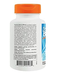Doctor 's Best D-Ribose con mejora de la BIOENERGÍA Ribose, Vegan, la energía, 120 Veggie Caps