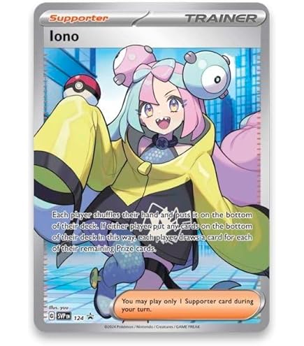Iono Pokémon TCG Paldea Evolved Holo Ultra Rare Full Art 254