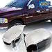 EAG Mirror Covers Triple Chrome Plated ABS Fit for 02-08 Dodge Ram 1500/03-09 Dodge Ram 2500/3500