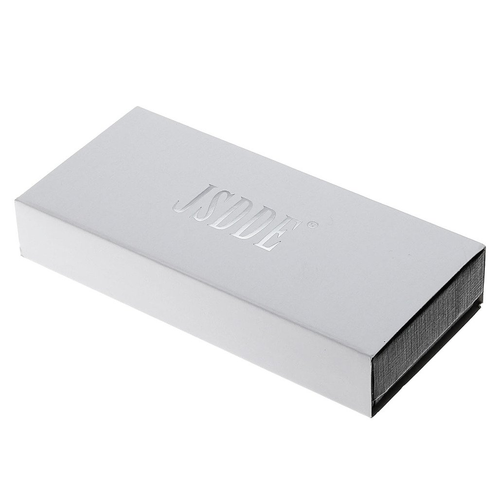 JSDDE Montre à Quartz Unisexe Mouvement Japonais Bracelet PU Style Simple Montre Etanche + Cadeau Boîtier Cadran Blanc Bracelet Noir