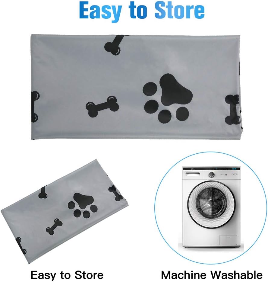 Dog Playpen Cover for Indoor & Outdoor - Water Proof & UV Resistant Pet Crate Cover, Escape Proof Privacy Kennel Cover Fits 24 Inches Pen with 8 Panels: Kitchen & Dining