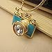 New Retro Camera Photographer Necklace in Green