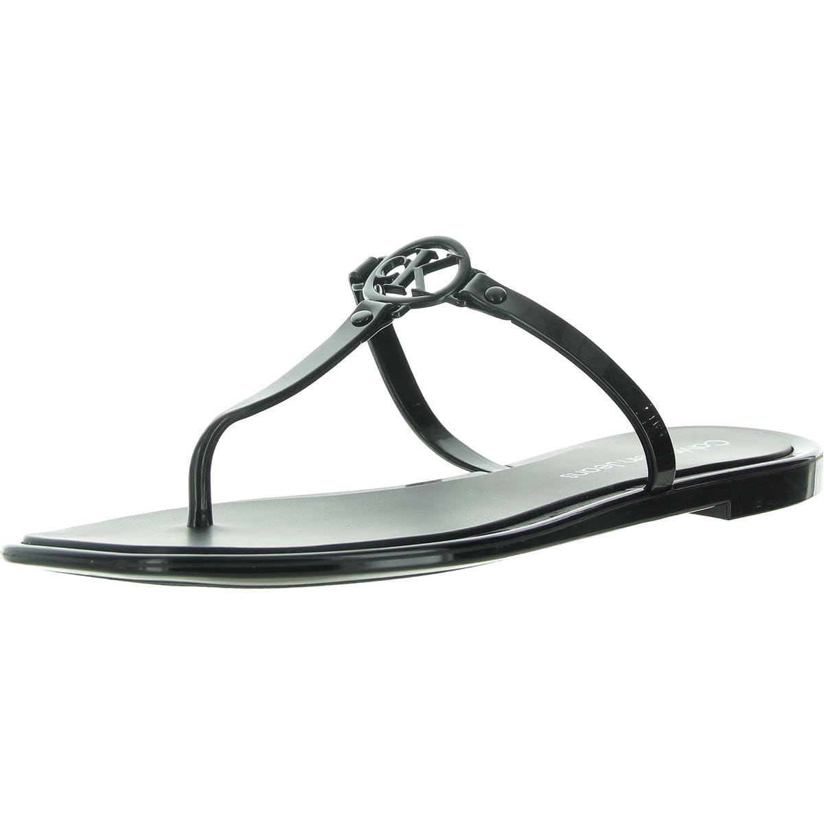 Calvin Klein Women's Edhen Sandal, Black 001, 5 Image