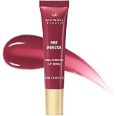 Westmore Beauty Pout Perfector Lip Gloss - Rich Raspberry - 0.33 oz | Lip gloss, intensely hydrating sheer-tinted balm, hyaluronic acid, vitamin E, plumps &amp; nourishes dry cracked lips, high shine
