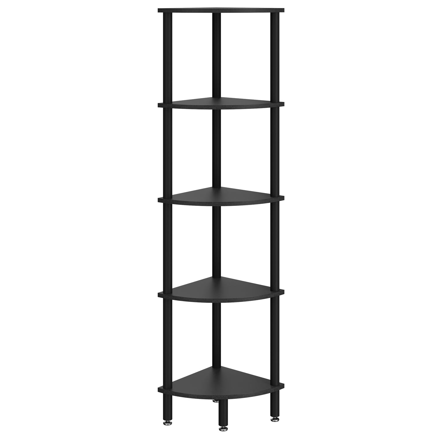 Photo 1 of ****Stock Photo Similar to Product****
IBUYKE 5 Tier Corner Shelf Stand,Industrial Corner Display Rack,Corner Bookshelf for Living Room, Bedroom, Kitchen, Home Office, White WBC010B