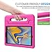 MoKo Case Fit Samsung Galaxy Tab A 10.5 2018 SM-T590 / T595 / T597, EVA Kids Shock Proof Convertible Handle Light Weight Protective Cover Compatible Galaxy Tab A 10.5 Inch 2018 Tablet - Magenta