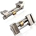 Honing Guide, BonyTek Stainless Steel Side Clamping Fixed Angle Honing Guide with Brass Roller for Wood Chisel, Planer, Blade, Graver, Flat Chisel Edge Sharpening, Clamping Width Range 0.32-3.22 Inch