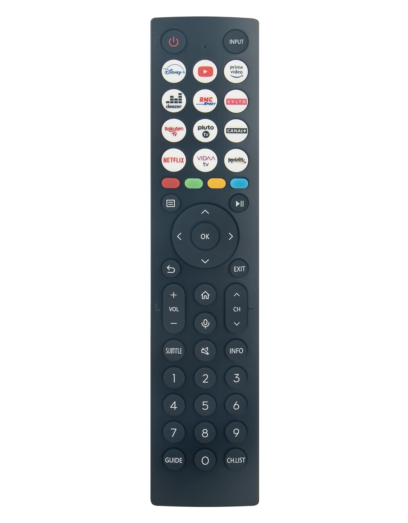 AULCMEET Remote Control Replace fit for Hisense TV ERF2L36H, ERF2L36 (0011)