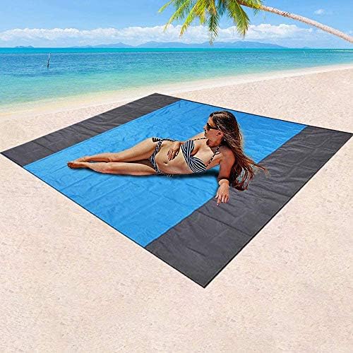 Mumu Sugar Sand Free Beach Blanket, Extra Large Waterproof Beach Mat