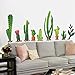 Cactus Wall Decal, H2MTOOL Desert Decor Removable Nursery Tropical Plants Stickers for Kids Living Rooms Office (Cactus)