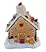  4”x5” Acrylic Gingerbread House Night Light, Christmas Holiday Gift, Room Decorative Kids Lamp - Uses Standard C5 Bulb.