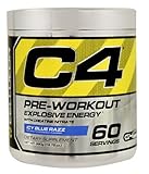 Cellucor C4 Pre-Workout Explosive Energy Icy Blue Razz -- 60 Servings