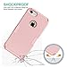 LONTECT for iPhone 8 Case, iPhone 7 Case Hybrid Heavy Duty Shockproof Full-Body Protective Case with Dual Layer [Hard PC+ Soft Silicone] Impact Protection for Apple iPhone 8/iPhone 7, Rose Gold