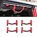 Voodonala for Jeep Roll Bar Grab Handles Grip Handle for Wrangler YJ TJ JK JKU JL JLU 1995-2019 (4 Red)