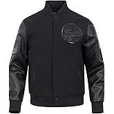 Pro Standard Mens WNBA Classic Triple Black Varsity Jacket