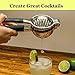 Jumbo Lemon Squeezer - Durable Heavy Duty Stainless Steel Citrus Juicer - Extra Wide 3.44 Inch Bowl Makes Juicing Oranges, Big Lemons & Limes Easy - Larger Than Most Other Hand Presses - Easy To Clean