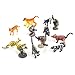 Fun Central (AZ914) Assorted Rain Forest Animal Figures - 2packs of 12pc