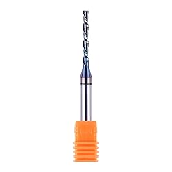 SpeTool 1/8 Inch Spiral Downcut Router Bit 1/4 Inch