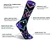 WXXM Compression Socks-Womens Athletic Running Socks Moderate (15-20mmHg) Graduated Football Socks