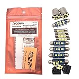 One Way Light 1998-2001 Jeep Cherokee XJ and 1993-1998 Grand Cherokee ZJ Interior LED Light Set Overhead Console Model 1WL-XJ4