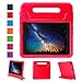 NEWSTYLE Apple iPad Air 2 Case Shockproof Case Light Weight Kids Case Super Protection Cover Handle Stand Case for Kids Children For Apple iPad Air 2 (2014 Released) - Red Color primary