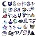40 Pcs Galaxy Magic Sky Star Alien Stickers for Laptop Stickers Motorcycle Bicycle Skateboard Luggage Decal Graffiti Patches Stickers for [No-Duplicate Sticker Pack]