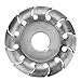 65mm Wood Shaping Disc Wood Carving Disc 16mm Bore 12 Teeth Extreme Shaping Disc for 100 Angle Grinder Woodworking Tool