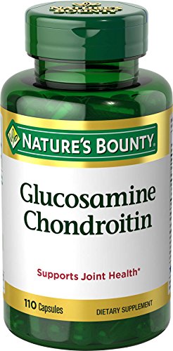 nature's bounty glucosamine chondroitin pills and dietary supplement, support joint health, 110 capsules