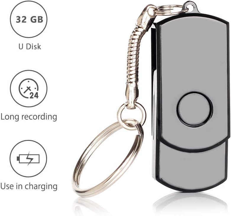 [2019 latest version] recording pen USB memory IC recording pen recording pen 32GB large capacity ultra small long recording OTG function high speed transmission for Android/computer