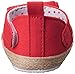 Luvable Friends Unisex Baby Crib Shoes, Red Espadrilles, 6-12 Months
