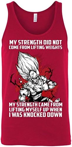 TEEPAAA Super Saiyan Majin Vegeta Lift up When Being Knocked Down Unisex Tank Top