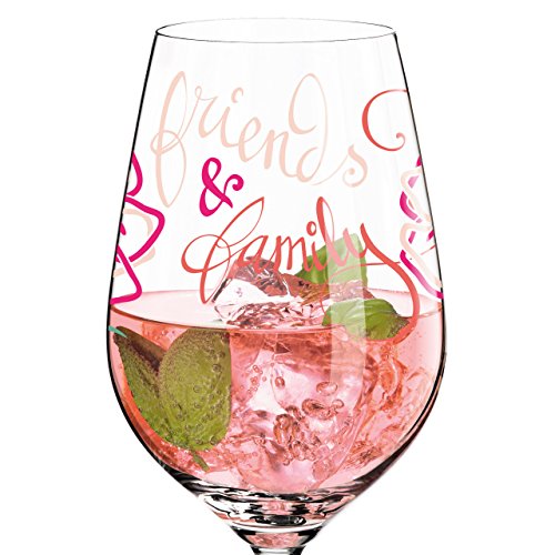 RITZENHOFF Aperitivo Rosato Aperitifglas von Virginia Romo, aus Kristallglas, 600 ml, mit trendigen Dekoren – Bild 4