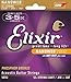 Elixir Strings, Acoustic Guitar Strings, Phosphor Bronze with NANOWEB Technology, Longest-Lasting Rich and Full Tone For Life with Comfortable Feel, 12 String Set, 12-String Light 10-47