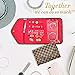 Nobix Travel Jewelry Organizer Roll Foldable Jewelry Case for Journey - Rings, Necklaces, Bracelets, Earrings, Red (Brown)