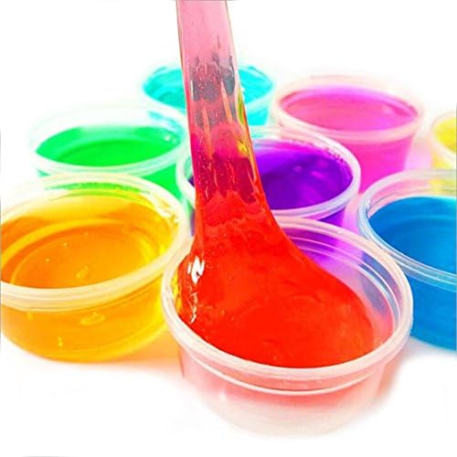 12Colours IFFree magic colourful crystal soft slime.(1pack)