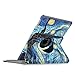 Fintie Case for iPad Air 2-360 Degree Rotating Stand Smart Protective Case Cover with Auto Sleep/Wake Feature for iPad Air 2, Starry Night