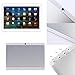 Android Tablet with Dual Sim Card Slots - YELLYOUTH 10 inch Octa Core 4GB RAM 64GB ROM Tablet PC 3G GSM Phone Call GPS WiFi Bluetooth YY-107S - Silver