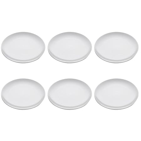 Maxwell & Williams 6er Set Speiseteller White Basics Round D. 27,5cm weiß